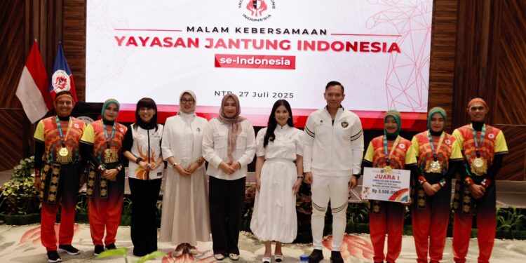 Aceh Raih Emas di Ajang Senam Jantung Sehat di Lombok, Anissa Pohan Apresiasi Dukungan Marlina