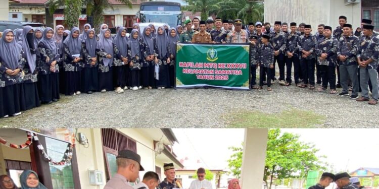 Kecamatan Samatiga Lepas 49 Kafilah untuk MTQ ke-37 Tingkat Kabupaten Aceh Barat