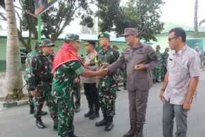 Asrena Kasad Tinjau Pelaksanaan TMMD ke-125 Kodim 0205/TK di Kabupaten Karo