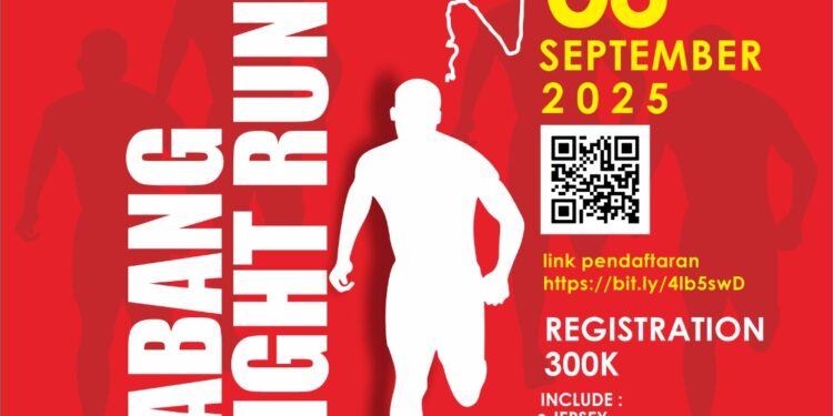 Sabang Night Run 2025 Siap Digelar, Perpaduan Olahraga, Hiburan, dan Promosi Wisata