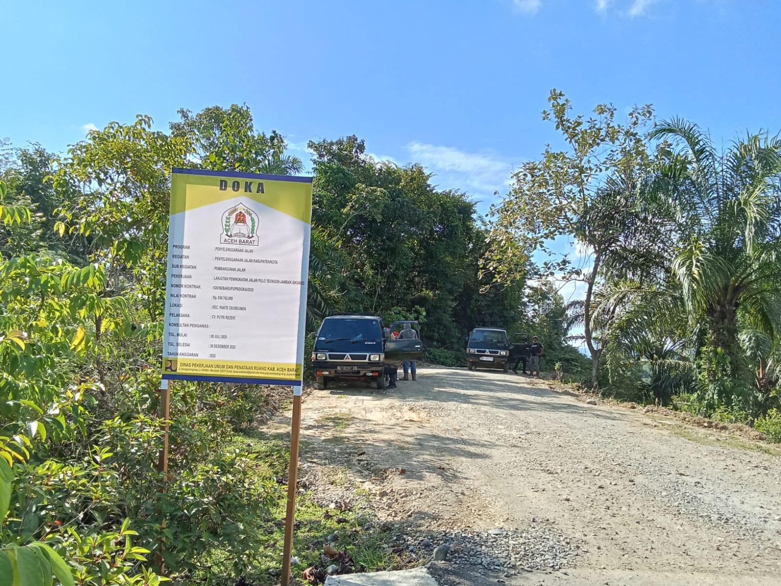 IMG-20250806-WA0012 Terhenti 2023 Pembangunan Jalan : PUPR Aceh Barat Lanjutkan Pembangunan Jalan Desa Pendalaman