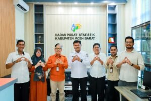 Kepala Dinas kominsa Aceh Barat Silaturahmi Dengan Badan Pusat Statistik