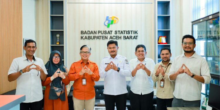 Kepala Dinas kominsa Aceh Barat Silaturahmi Dengan Badan Pusat Statistik