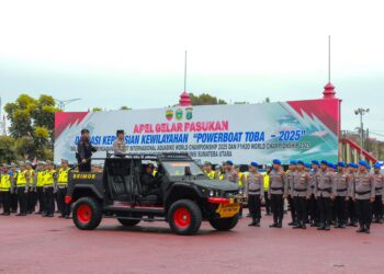 Apel Kesiapan Operasi “Powerboat Toba 2025”, Polda Sumut Pastikan Pengamanan Kelas Dunia