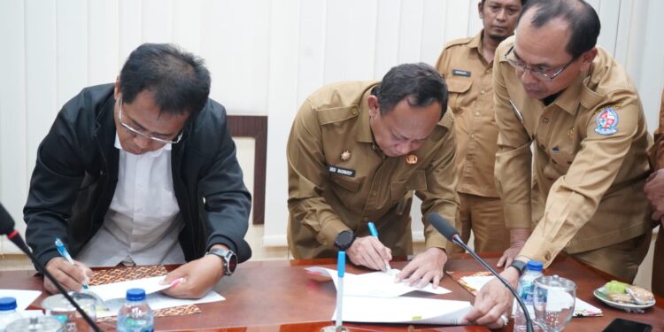 Kementrian PUPR Tanda Tangani Lahan Untuk Pemkab Deli Serdang Ini Tujuannya