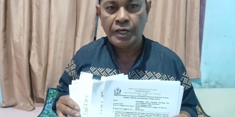 Keucik Gampong Rundeng Bantah Tuduhan Korupsi Dana Desa, Siap Diaudit Ulang