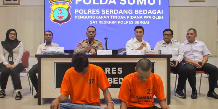Kapolres Sergai Ungkap Dua Kasus Persetubuhan Anak, Ini Modusnya!