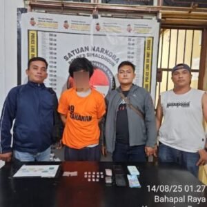 Sinergitas Sat Narkoba dan Polsek Tanah Jawa Polres Simalungun Berantas Narkoba