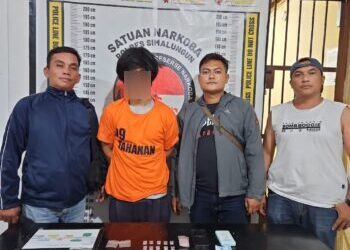 Sinergitas Sat Narkoba dan Polsek Tanah Jawa Polres Simalungun Berantas Narkoba