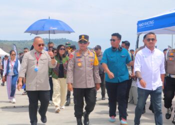Kapolda Sumut Tinjau Pengamanan dan Kesiapan Event Aquabike F1H2O di Danau Toba