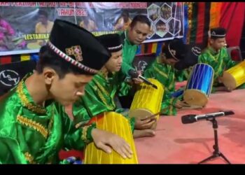 Pembukaan Lomba Sanggar Anak Sibok Tetap Ramai Meski Cuaca Kurang Mendukung