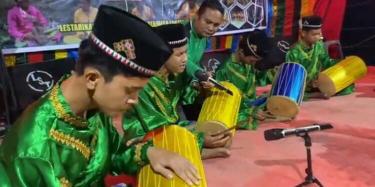 Pembukaan Lomba Sanggar Anak Sibok Tetap Ramai Meski Cuaca Kurang Mendukung