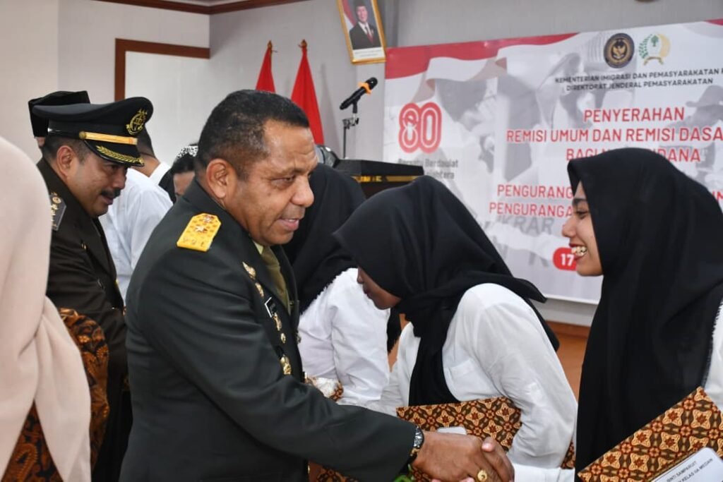 Irdam I/BB Hadiri Pemberian Remisi 2.198 Napi di Medan