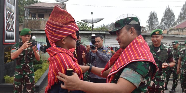Pangdam I/BB Kunjungi Yonif 125/Si’mbisa, Ingatkan Prajurit Jago Perang tapi Humanis