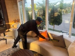 Jibom Brimob Polda Sumut Sterilisasi Venue, Area VIP, dan Akomodasi Atlet F1 Powerboat 2025