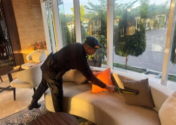 Jibom Brimob Polda Sumut Sterilisasi Venue, Area VIP, dan Akomodasi Atlet F1 Powerboat 2025