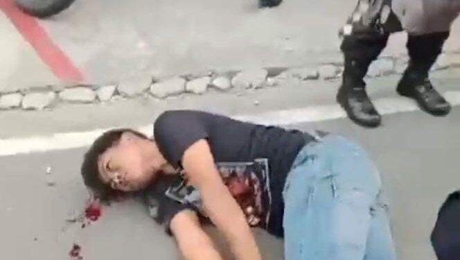 Kejam, Polisi Diduga Aniaya Massa Aksi Demo di Medan
