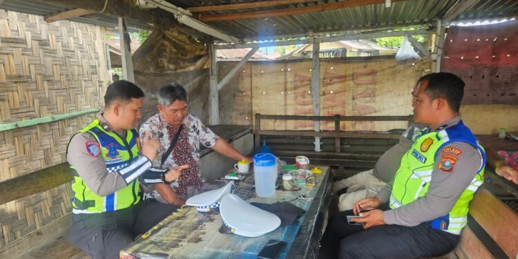 Sat Lantas Polres Simalungun Gelar Patroli Dialogis, Dekatkan Polisi dengan Masyarakat