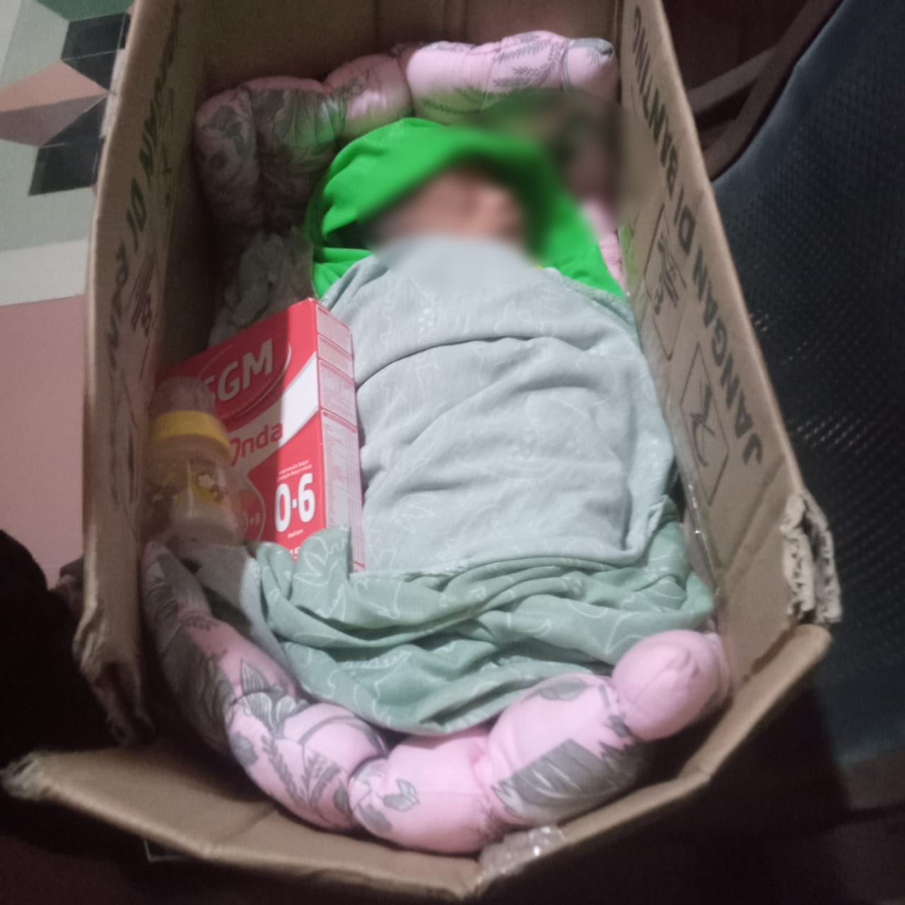 IMG_20250802_002158 Menyedikan Seorang Bayi Perempuan Dibuang Dalam Kardus Halaman Rumah Warga 