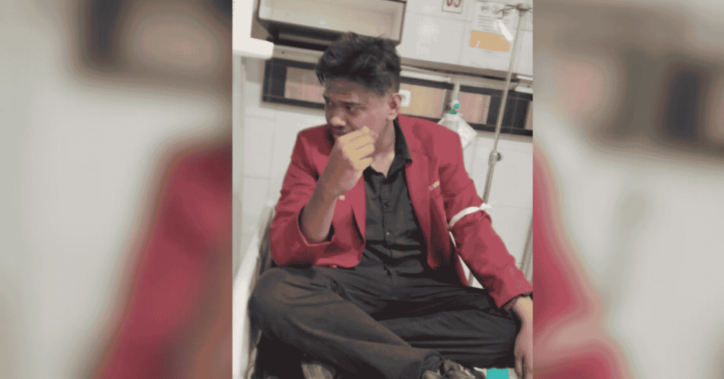 Dua Mahasiswa Jadi Korban Pemukulan Polisi Saat Aksi Demo di DPRD Sumut