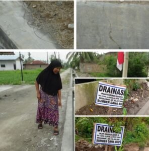 Proyek Drainase Desa Diduga Asal Jadi, Media Siap Surati Cabjari Labuhan Deli