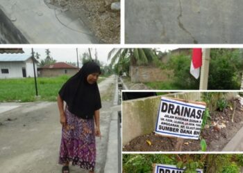 Proyek Drainase Desa Diduga Asal Jadi, Media Siap Surati Cabjari Labuhan Deli