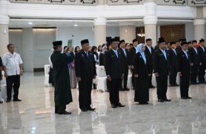 Kadis Kominfo Hingga Kadisperindag Sumut Dilantik Bobby Nasution, Ingatkan Jangan Korupsi