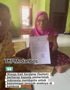 Jadi Korban TPPO di Kamboja Warga Percut Sei Tuan Memohon Bantuan Presiden