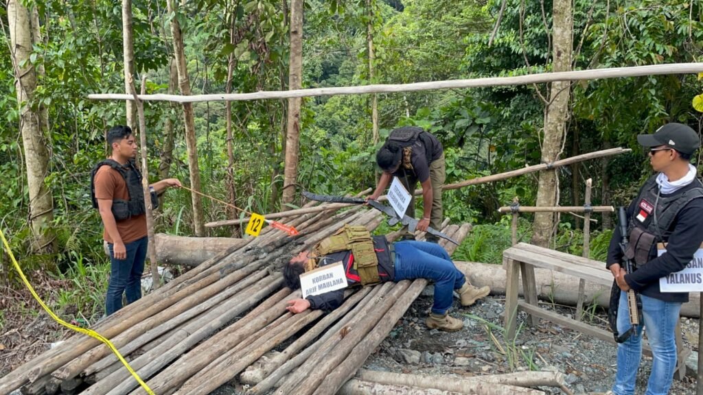 Rekonstruksi Kasus Pembunuhan 2 Personel Brimob di Nabire, Satgas Ops Damai Cartenz Peragakan 21 Adegan