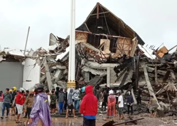 Gempa Magnitudo 6 Guncang Poso, Gereja Roboh, Puluhan Jemaat Luka