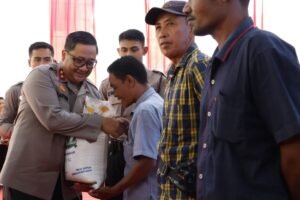 Polda Aceh dan Polres Jajaran Salurkan 65,5 Ton Beras Murah Lewat GPM