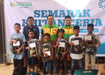 Yakesma Aceh dan YBM PLN Gelar Khitan Massal untuk 50 Anak Yatim dan Dhuafa