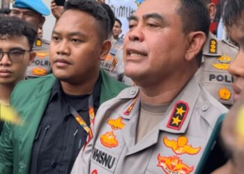 Demo di Polda Sumut, Mahasiswa dan Ojol Tuntut Copot Kapolda Sumatra Utara