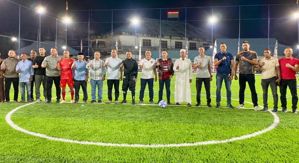 Bupati Aceh Barat Resmikan Lapangan Sepak Bola Mini Soccer Bumi Teuku Umar