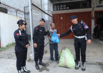 Brimob Polda Sumut Gelar “Minggu Kasih”, Tebar Kepedulian