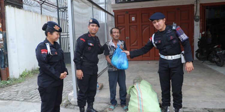 Brimob Polda Sumut Gelar “Minggu Kasih”, Tebar Kepedulian
