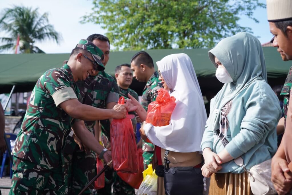 Peringati HUT TNI ke-80, Kodam IM Hadirkan Pasar Murah hingga Layanan Kesehatan Gratis