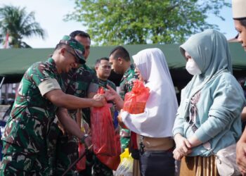 Peringati HUT TNI ke-80, Kodam IM Hadirkan Pasar Murah hingga Layanan Kesehatan Gratis