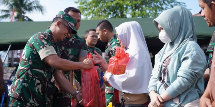 Peringati HUT TNI ke-80, Kodam IM Hadirkan Pasar Murah hingga Layanan Kesehatan Gratis