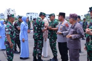 Pangdam I/BB-Forkompimda Sumut Sambut KASAU di Lanud Soewondo Medan