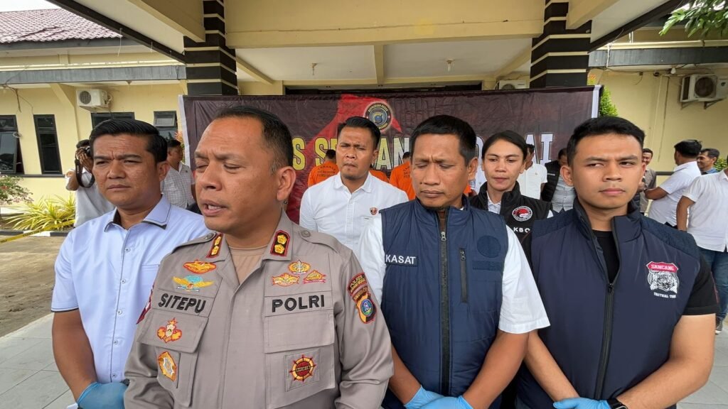 Polisi Sergai Bongkar Kasus Sadis: Penganiayaan, Senpi Ilegal, dan Sabu