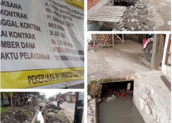 Proyek Dinas SDABMBK Deli Serdang Diduga Bermasalah, Kantor Pelaksana Kembali Tidak Ditemukan