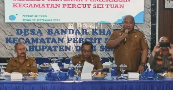 Camat Percut Sei Tuan Gelar Sosialisasi Pemekaran, Begini Kata Warga!