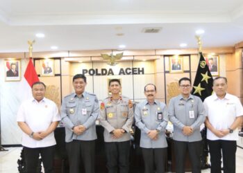 Kapolda Terima Audiensi Kakanwil Kemenkum Aceh, Bahas Sinergi Penegakan Hukum