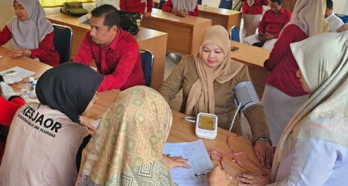 Dinas Kesehatan Aceh Barat Gelar Cek Kesehatan Gratis Kepada ASN di Aceh Barat