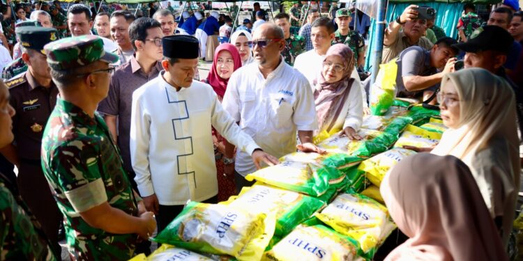 Wagub Aceh Apresiasi Kodam IM: Gerakan Pangan Murah Buktikan TNI Hadir untuk Rakyat