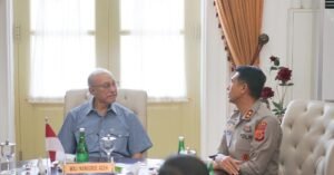 Kapolda Aceh bersama Wakapolda Silaturahmi ke Wali Nanggroe