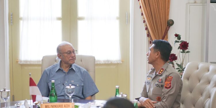 Kapolda Aceh bersama Wakapolda Silaturahmi ke Wali Nanggroe