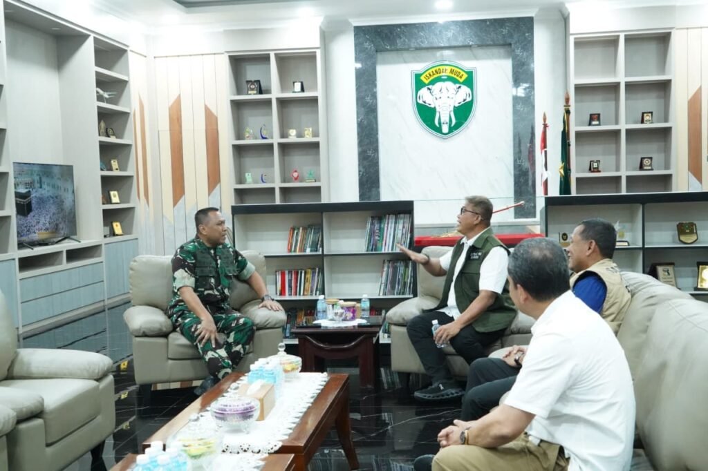 Kasdam IM dan Satgas PKH Sepakat Perkuat Kolaborasi Konservasi dan Perlindungan Hutan