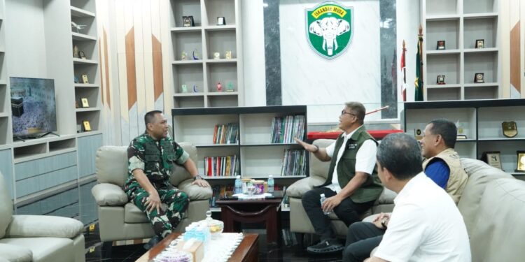 Kasdam IM dan Satgas PKH Sepakat Perkuat Kolaborasi Konservasi dan Perlindungan Hutan